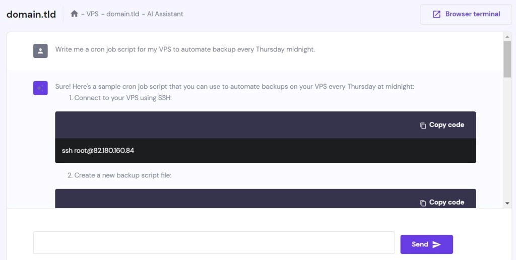 Select a VPS Provider